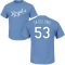Eric Skoglund Name & Number T-Shirt - Light Blue