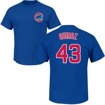 Esteban Quiroz Name & Number T-Shirt - Royal