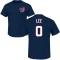 Evan Lee Name & Number T-Shirt - Navy