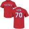 Ezequiel Duran Name & Number T-Shirt - Red