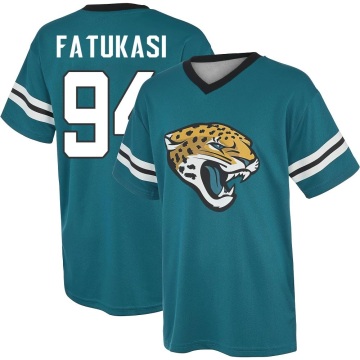 Folorunso Fatukasi Name & Number Game Day V-Neck T-Shirt - Teal