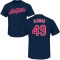 Franco Aleman Name & Number T-Shirt - Navy