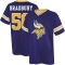 Garrett Bradbury Name & Number Game Day V-Neck T-Shirt - Purple