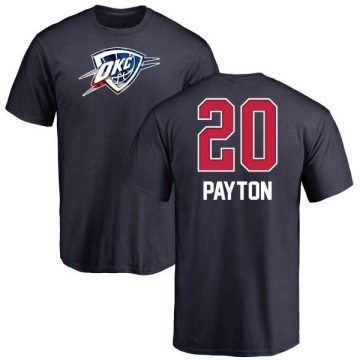 Gary Payton Name and Number Banner Wave T-Shirt - Navy