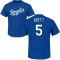 George Brett Name & Number T-Shirt - Royal