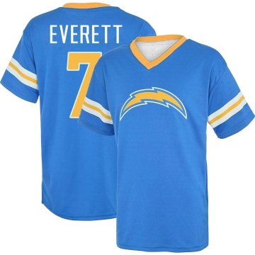 Gerald Everett Name & Number Game Day V-Neck T-Shirt - Royal