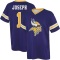 Greg Joseph Name & Number Game Day V-Neck T-Shirt - Purple
