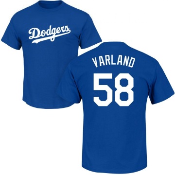 Gus Varland Name & Number T-Shirt - Royal