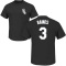 Harold Baines Name & Number T-Shirt - Black