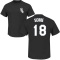 Herb Score Name & Number T-Shirt - Black