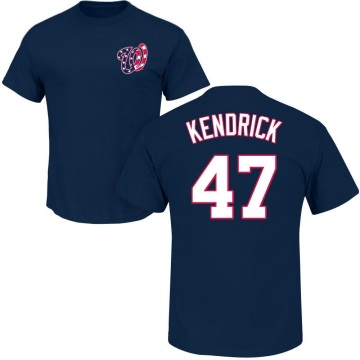 Howie Kendrick Name & Number T-Shirt - Navy