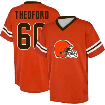 Hunter Thedford Name & Number Game Day V-Neck T-Shirt - Orange