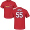 Irving Lopez Name & Number T-Shirt - Red
