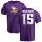 Isaac Fruechte Name & Number T-Shirt - Purple