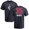 Isaac Okoro Name and Number Banner Wave T-Shirt - Navy