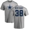 Israel Mukuamu Name & Number T-Shirt - Ash