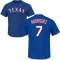 Ivan Rodriguez Name & Number T-Shirt - Royal
