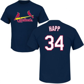 J.A. Happ Name & Number T-Shirt - Navy