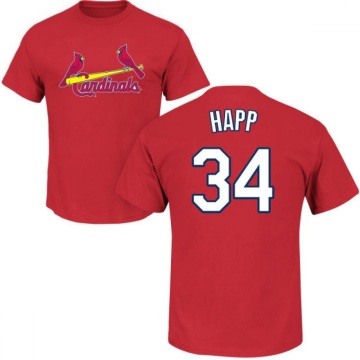 J.A. Happ Name & Number T-Shirt - Red