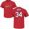 J.A. Happ Name & Number T-Shirt - Red