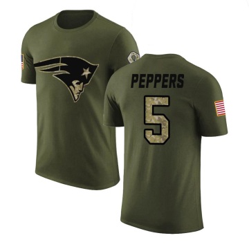 Jabrill Peppers Legend Salute to Service T-Shirt - Olive