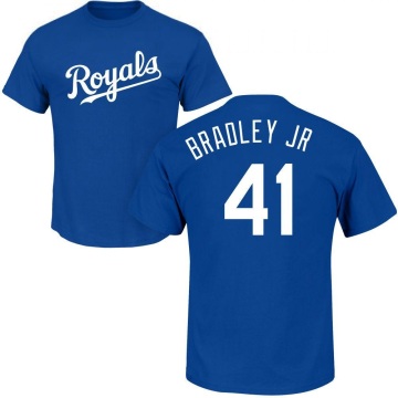 Jackie Bradley Jr. Name & Number T-Shirt - Royal