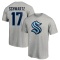 Jaden Schwartz Name & Number T-Shirt - Gray