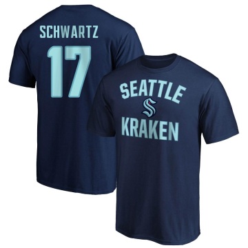 Jaden Schwartz Name & Number Victory Arch T-Shirt - Navy