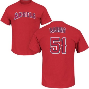Jaime Barria Name & Number T-Shirt - Red