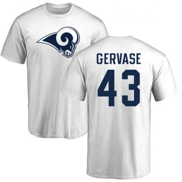 Jake Gervase Name & Number T-Shirt - White