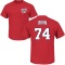 Jake Irvin Name & Number T-Shirt - Red