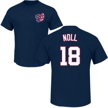 Jake Noll Name & Number T-Shirt - Navy