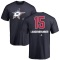Jamie Langenbrunner Name and Number Banner Wave T-Shirt - Navy