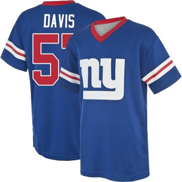 Jarrad Davis Name & Number Game Day V-Neck T-Shirt - Royal