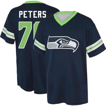 Jason Peters Name & Number Game Day V-Neck T-Shirt - Navy