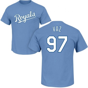 Javier Vaz Name & Number T-Shirt - Light Blue