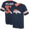 Javonte Williams Name & Number Game Day V-Neck T-Shirt - Navy