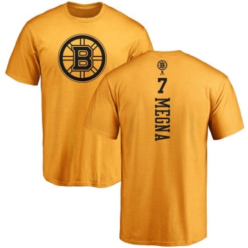 Jayson Megna One Color Backer T-Shirt - Gold
