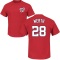 Jayson Werth Name & Number T-Shirt - Red