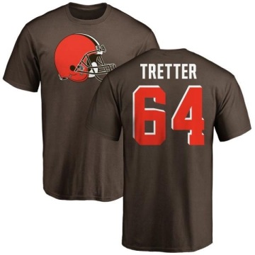 JC Tretter Name & Number T-Shirt - Brown