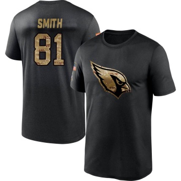 Jeff Smith 2020 Salute To Service Performance T-Shirt - Black