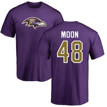 Jeremiah Moon Name & Number T-Shirt - Purple