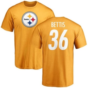 Jerome Bettis Name & Number T-Shirt - Gold