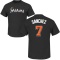 Jesus Sanchez Name & Number T-Shirt - Black