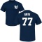 Jhony Brito Name & Number T-Shirt - Navy