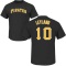 Jim Leyland Name & Number T-Shirt - Black