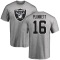 Jim Plunkett Name & Number T-Shirt - Ash