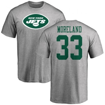 Jimmy Moreland Name & Number T-Shirt - Ash