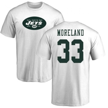 Jimmy Moreland Name & Number T-Shirt - White