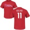 Jimmy Rollins Name & Number T-Shirt - Red